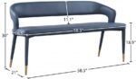 Destiny Vegan Leather Upholstered Bench - Image 7