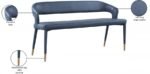 Destiny Vegan Leather Upholstered Bench - Image 8
