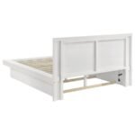 JESSICA 5-PIECE QUEEN LED BEDROOM SET SNOW WHITE - Image 4