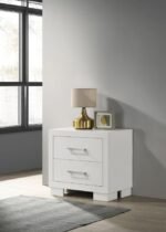 JESSICA 2-DRAWER NIGHTSTAND SNOW WHITE - Image 2