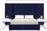 Grande Velvet Upholstered Bed - Image 3