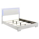 FELICITY 5-PIECE QUEEN BEDROOM SET WHITE HIGH GLOSS - Image 3