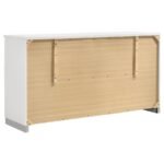FELICITY 5-PIECE QUEEN BEDROOM SET WHITE HIGH GLOSS - Image 9