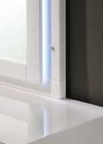 FELICITY WOOD LED DRESSER MIRROR WHITE HIGH GLOSS - Image 3