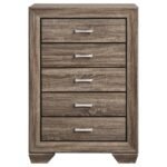 KAUFFMAN 5-PIECE QUEEN BEDROOM SET WASHED TAUPE - Image 13
