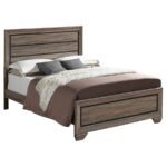 KAUFFMAN 5-PIECE QUEEN BEDROOM SET WASHED TAUPE - Image 3