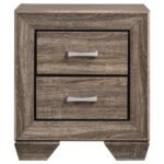 KAUFFMAN 5-PIECE QUEEN BEDROOM SET WASHED TAUPE - Image 5