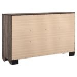KAUFFMAN 5-PIECE QUEEN BEDROOM SET WASHED TAUPE - Image 9
