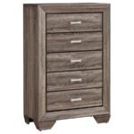 KAUFFMAN 5-PIECE QUEEN BEDROOM SET WASHED TAUPE - Image 12