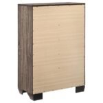KAUFFMAN 5-PIECE QUEEN BEDROOM SET WASHED TAUPE - Image 14