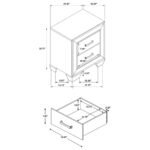 KAUFFMAN 5-PIECE QUEEN BEDROOM SET WASHED TAUPE - Image 16
