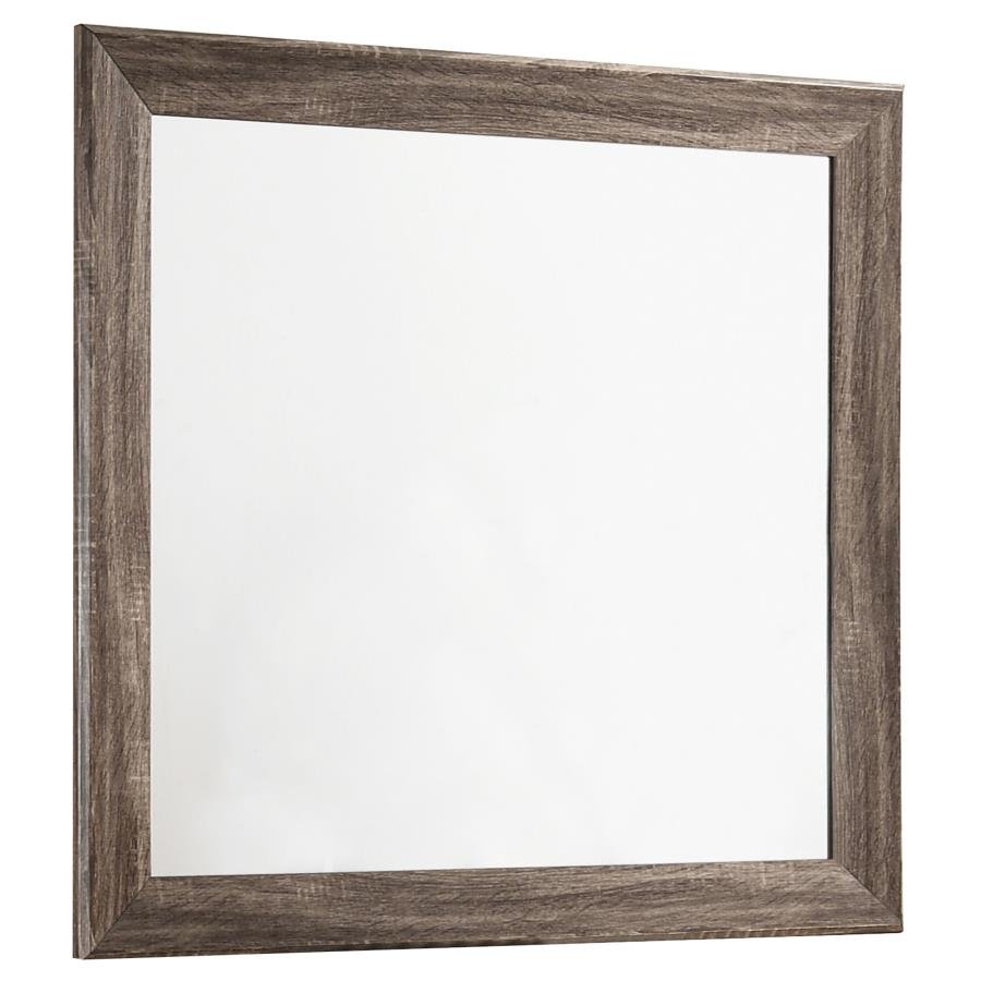 204194_02x900.jpg KAUFFMAN DRESSER MIRROR WASHED TAUPE - Image 1