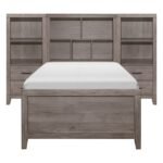 2042NBT*WBT 4pc Set Twin Wall Bed with Toy Boxes (TB+2PNS+TFT)