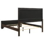 KAUFFMAN 5-PIECE QUEEN BEDROOM SET DARK COCOA - Image 4