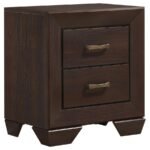KAUFFMAN 5-PIECE QUEEN BEDROOM SET DARK COCOA - Image 5