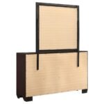 KAUFFMAN 6-DRAWER DRESSER WITH MIRROR DARK COCOA - Image 6
