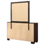 KAUFFMAN 6-DRAWER DRESSER WITH MIRROR DARK COCOA - Image 8