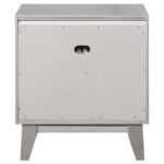 LEIGHTON 2-DRAWER NIGHTSTAND METALLIC MERCURY - Image 7