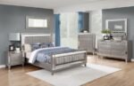 LEIGHTON 2-DRAWER NIGHTSTAND METALLIC MERCURY - Image 11