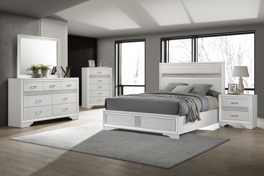 205110Q-S5_01x900.jpg MIRANDA 5-PIECE QUEEN BEDROOM SET WHITE - Image 1