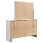MIRANDA 7-DRAWER DRESSER WITH MIRROR WHITE - Image 6