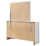 MIRANDA 7-DRAWER DRESSER WITH MIRROR WHITE - Image 8