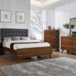 ROBYN 5-PIECE QUEEN BEDROOM SET DARK WALNUT