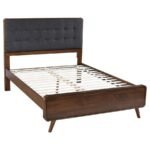 ROBYN 5-PIECE QUEEN BEDROOM SET DARK WALNUT - Image 3