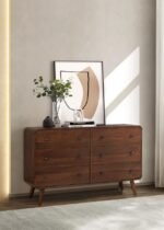 ROBYN 6-DRAWER BEDROOM DRESSER DARK WALNUT - Image 2
