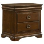 GARLAND 5-PIECE QUEEN BEDROOM SET BROWN CHERRY - Image 5
