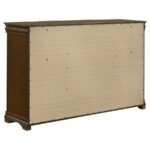 GARLAND 5-PIECE QUEEN BEDROOM SET BROWN CHERRY - Image 8