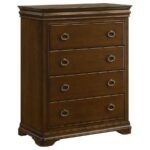 GARLAND 5-PIECE QUEEN BEDROOM SET BROWN CHERRY - Image 11