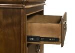 GARLAND 3-DRAWER NIGHTSTAND BEDSIDE TABLE BROWN CHERRY - Image 13