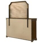 GARLAND 11-DRAWER BEDROOM DRESSER WITH MIRROR BROWN CHERRY - Image 8