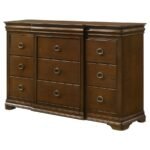GARLAND 11-DRAWER BEDROOM DRESSER CABINET BROWN CHERRY - Image 4