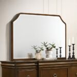 GARLAND DRESSER MIRROR BROWN CHERRY - Image 2