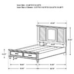 FRANCO 5-PIECE QUEEN BEDROOM SET DISTRESSED WHITE - Image 10