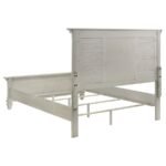 FRANCO 5-PIECE QUEEN BEDROOM SET DISTRESSED WHITE - Image 4