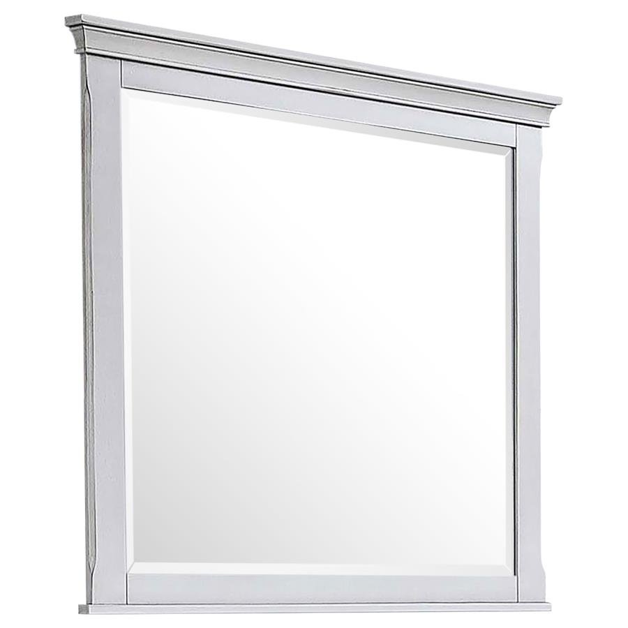 205334_02x900.jpg FRANCO DRESSER MIRROR DISTRESSED WHITE - Image 1