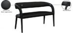 Sylvester Vegan Leather Upholstered Bench - Image 9