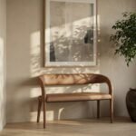 Sylvester Vegan Leather Upholstered Bench - Image 2