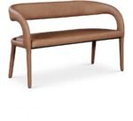 Sylvester Vegan Leather Upholstered Bench