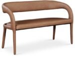 Sylvester Vegan Leather Upholstered Bench