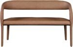 Sylvester Vegan Leather Upholstered Bench - Image 5