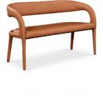 Sylvester Vegan Leather Upholstered Bench