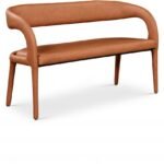 Sylvester Vegan Leather Upholstered Bench