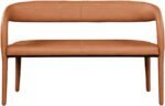 Sylvester Vegan Leather Upholstered Bench - Image 5