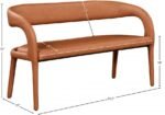 Sylvester Vegan Leather Upholstered Bench - Image 8