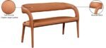 Sylvester Vegan Leather Upholstered Bench - Image 9
