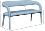 Sylvester Vegan Leather Upholstered Bench - Image 8